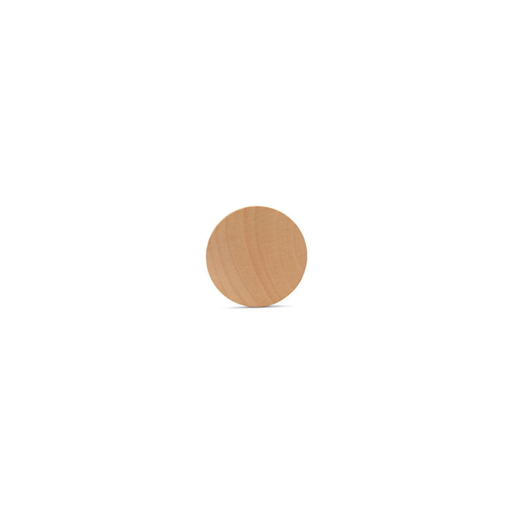 Woodpeckers Crafts 1-3/4" x 1/8" Thick, Wooden Circle Cut Out