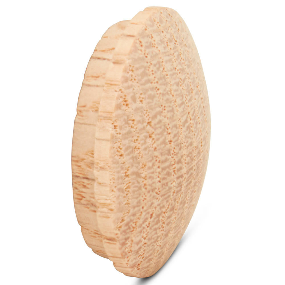1" Oak Button Plug