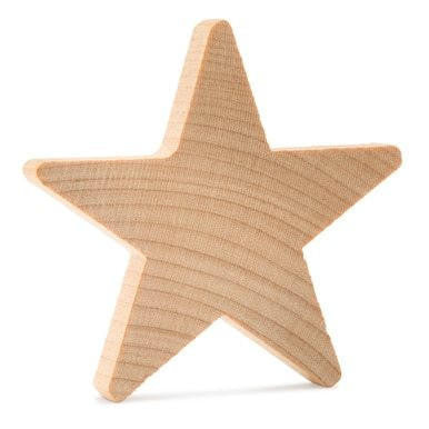 Woodpeckers Crafts 1" Wooden Star, 3/16" Thick