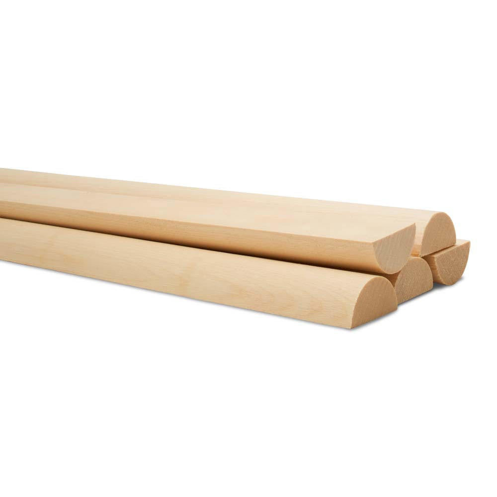 1" X 18" Wooden Split Dowel