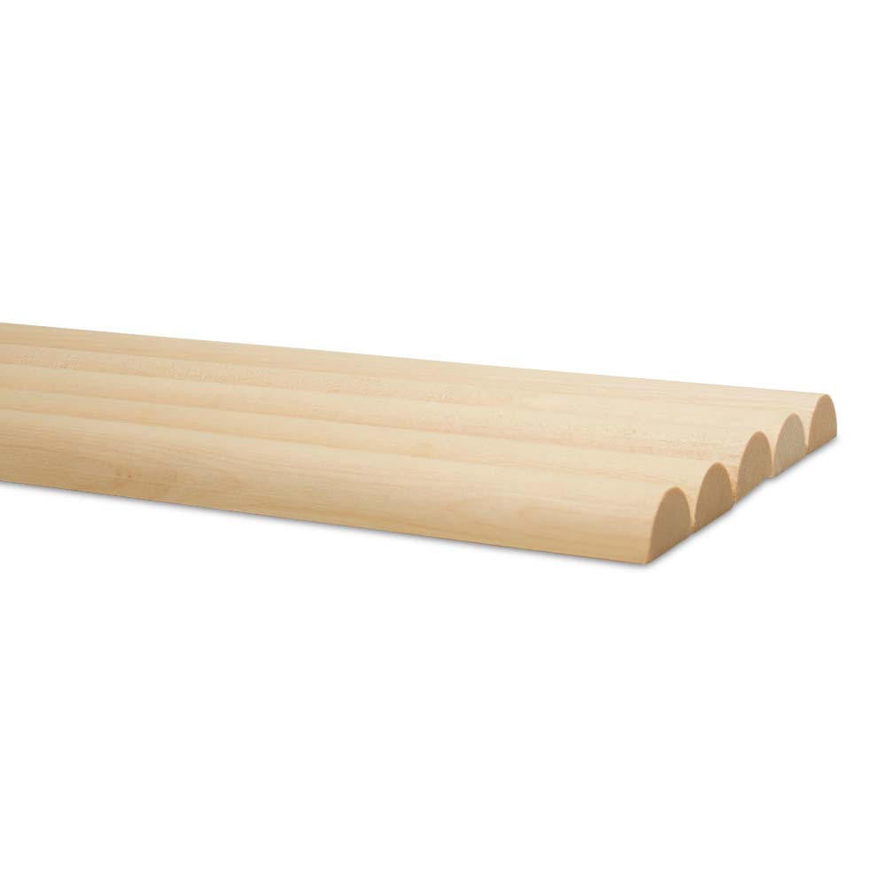 1" x 36" Wooden Split Dowel
