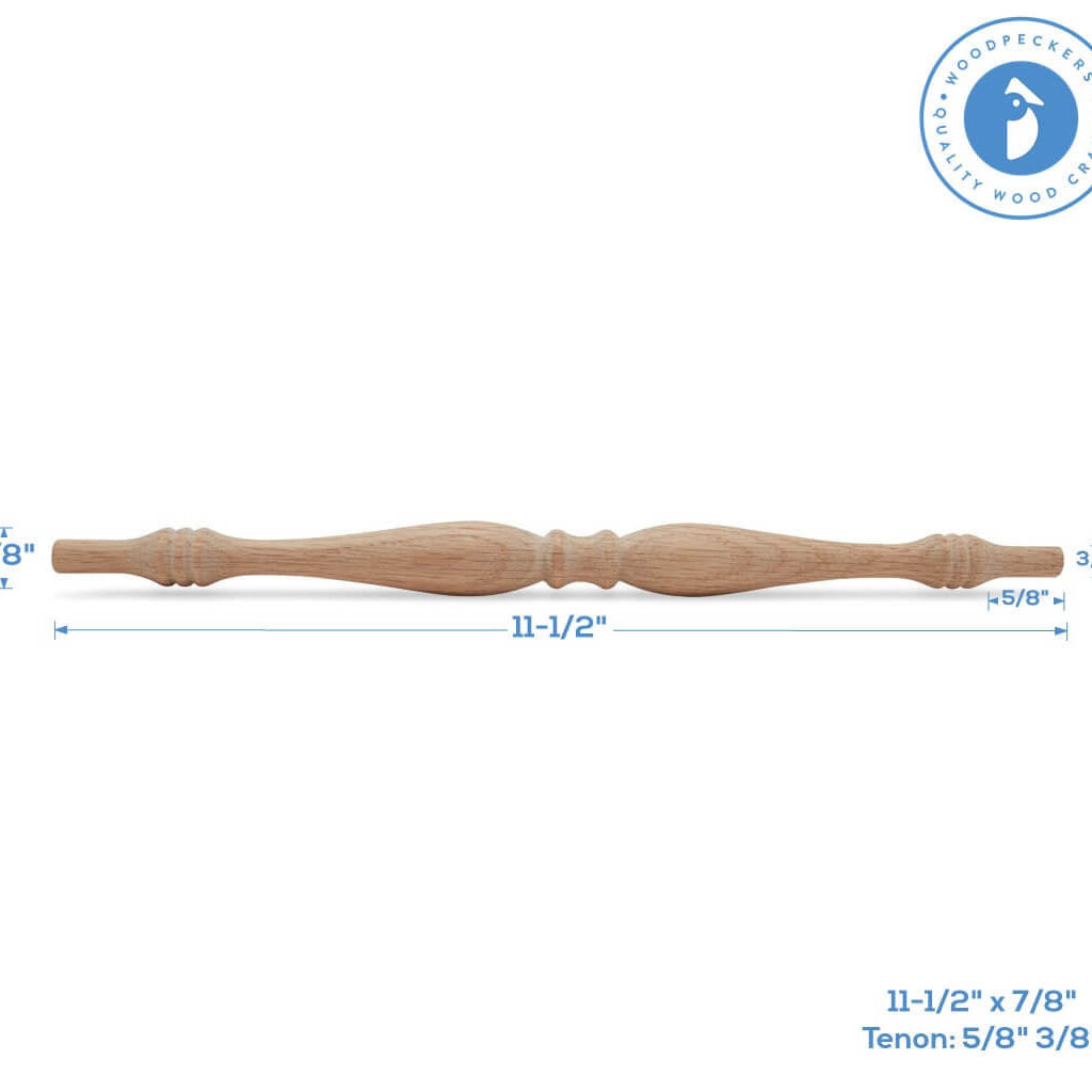 Woodpeckers Crafts 11" Oak Spindle