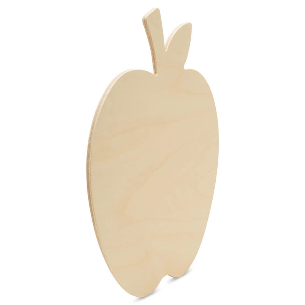 11.5" Wood Apple Cutout, 11.5" x 10" x 1/4"