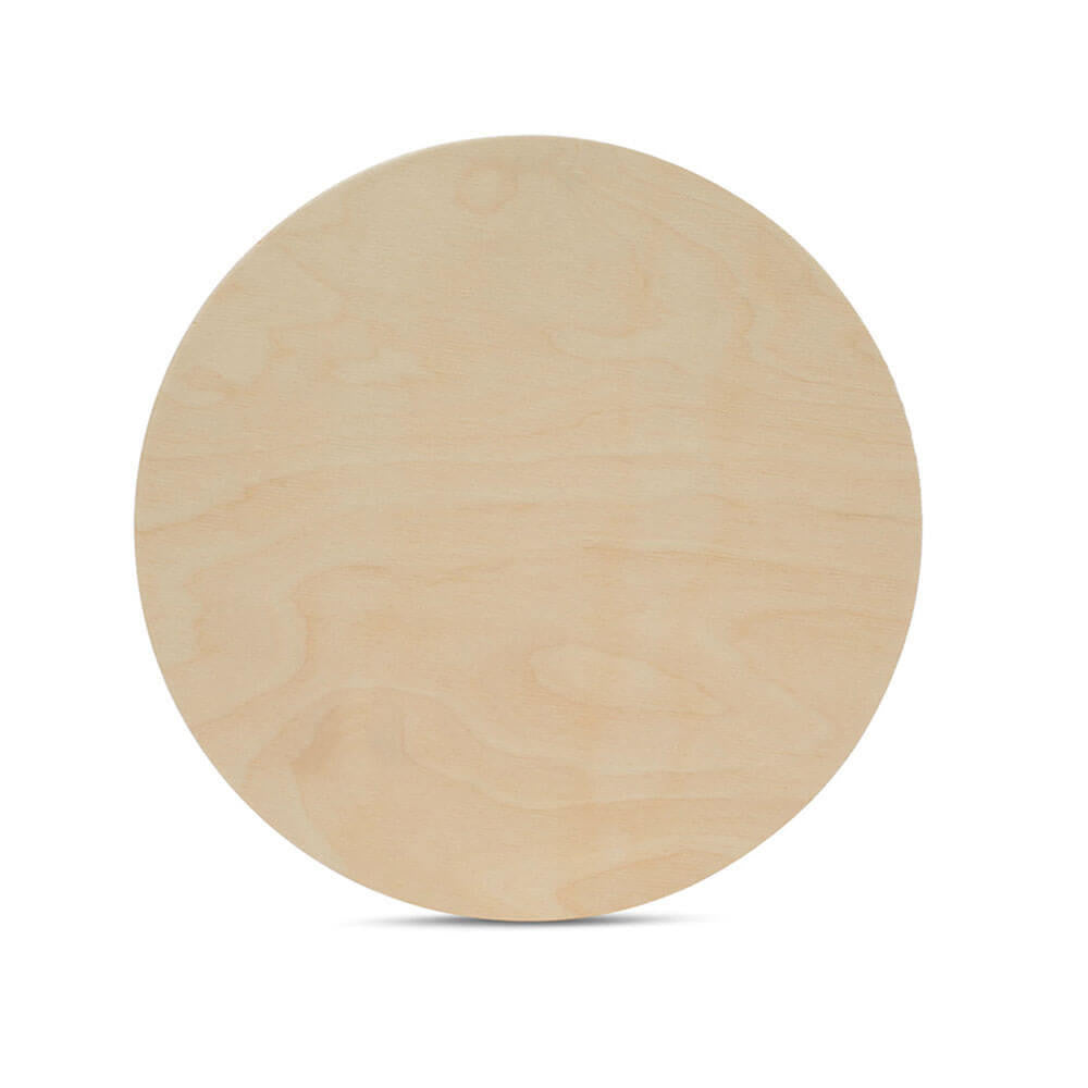 Woodpeckers Crafts 12" Circle Wooden Cutout, 1/2" Thick