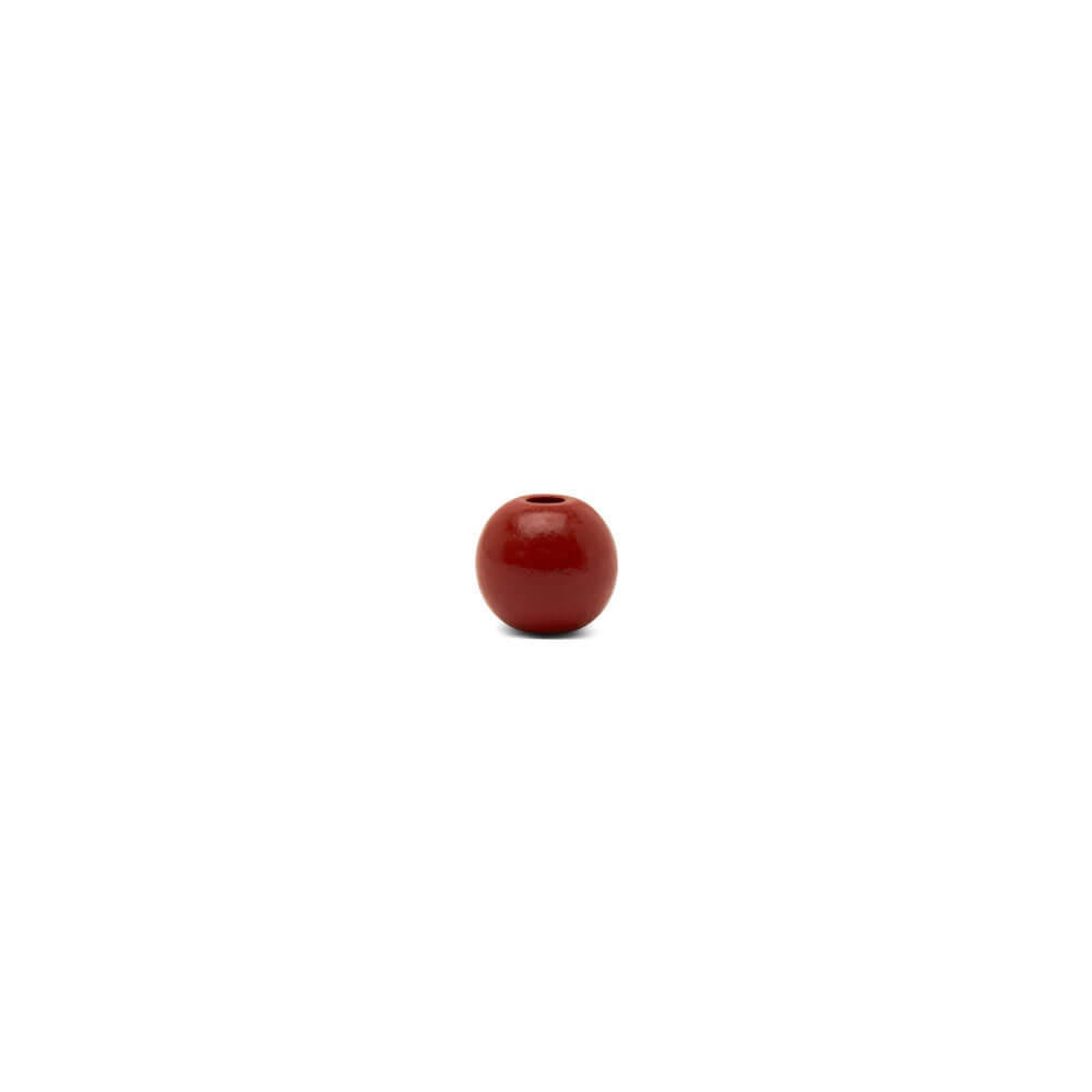 Woodpeckers Crafts 1/2" Red Wooden Bead, with 5/32" Hole