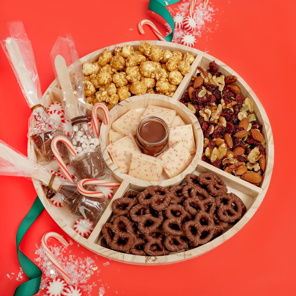 12" Round Candy Tray, 5 Part