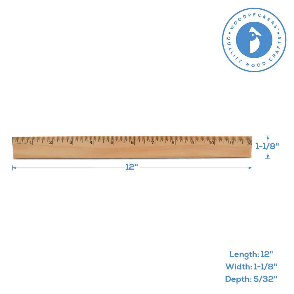 Woodpeckers Crafts 12" Ruler