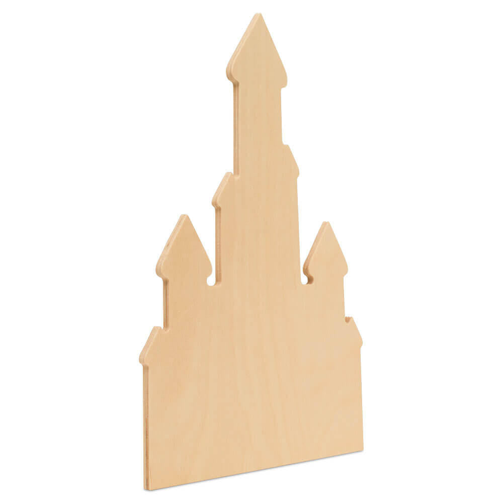 Woodpeckers Crafts 12" Wood Castle Cutout, 12" x 8" x 1/4"
