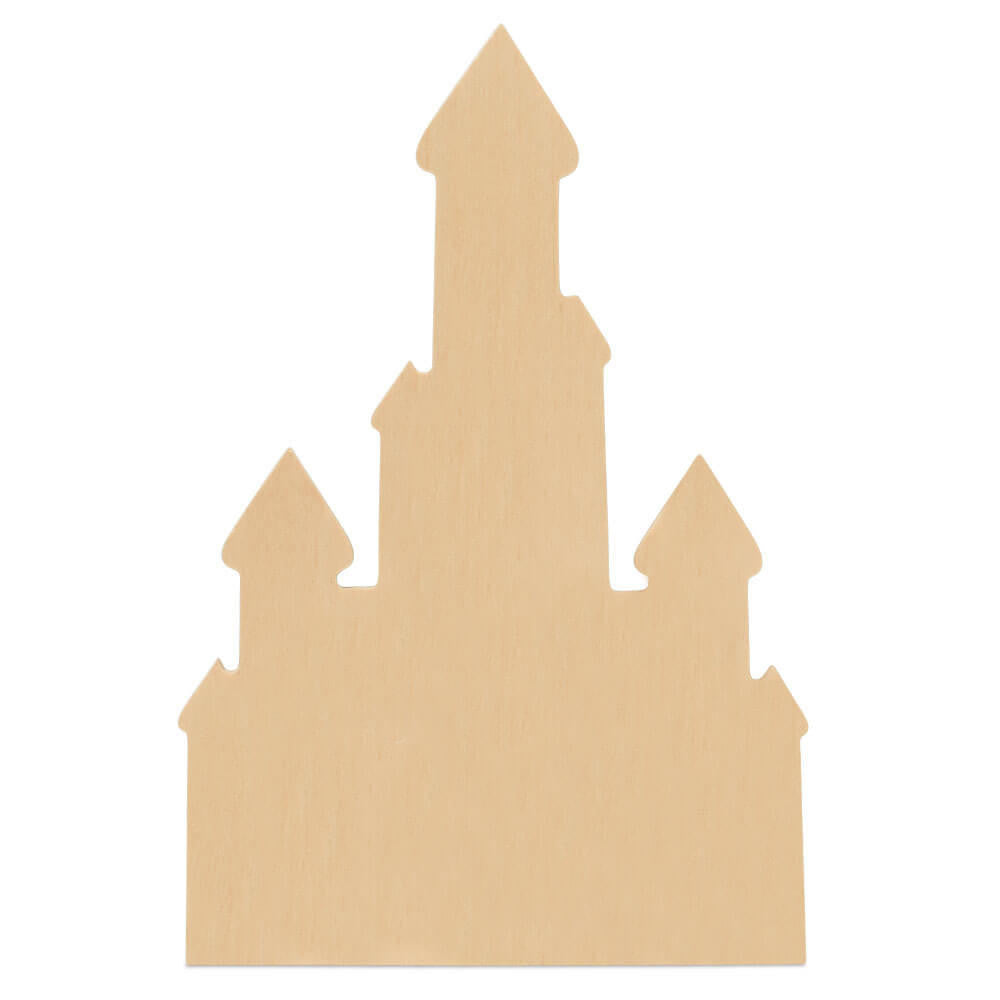 Woodpeckers Crafts 12" Wood Castle Cutout, 12" x 8" x 1/4"