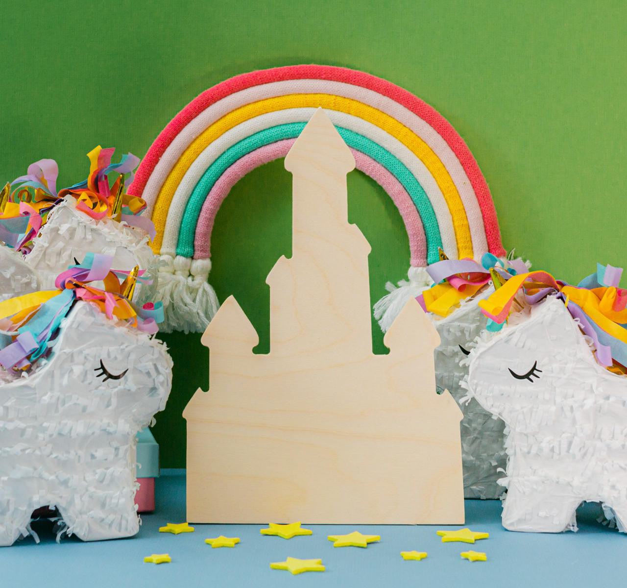 12" Wood Castle Cutout, 12" x 8" x 1/4"