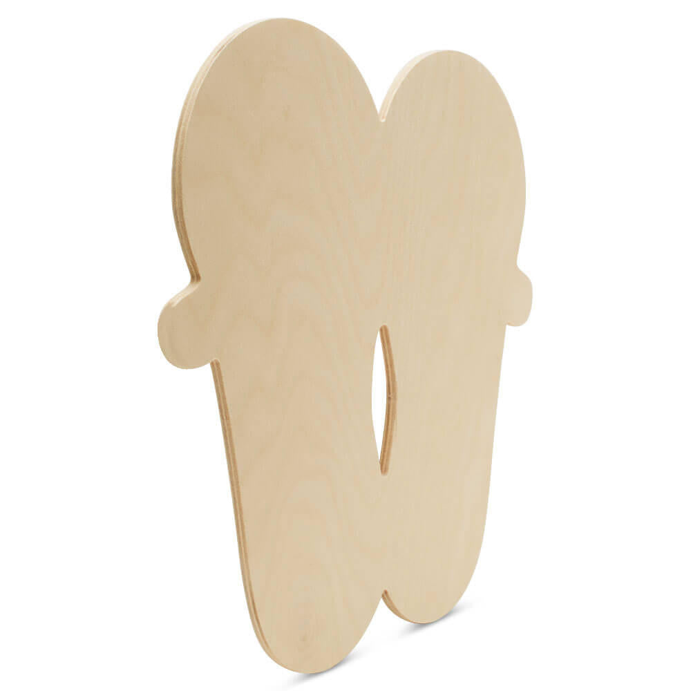 Woodpeckers Crafts 12" Wood Flip Flops Cutout, 12" x 11.5" x 1/4"