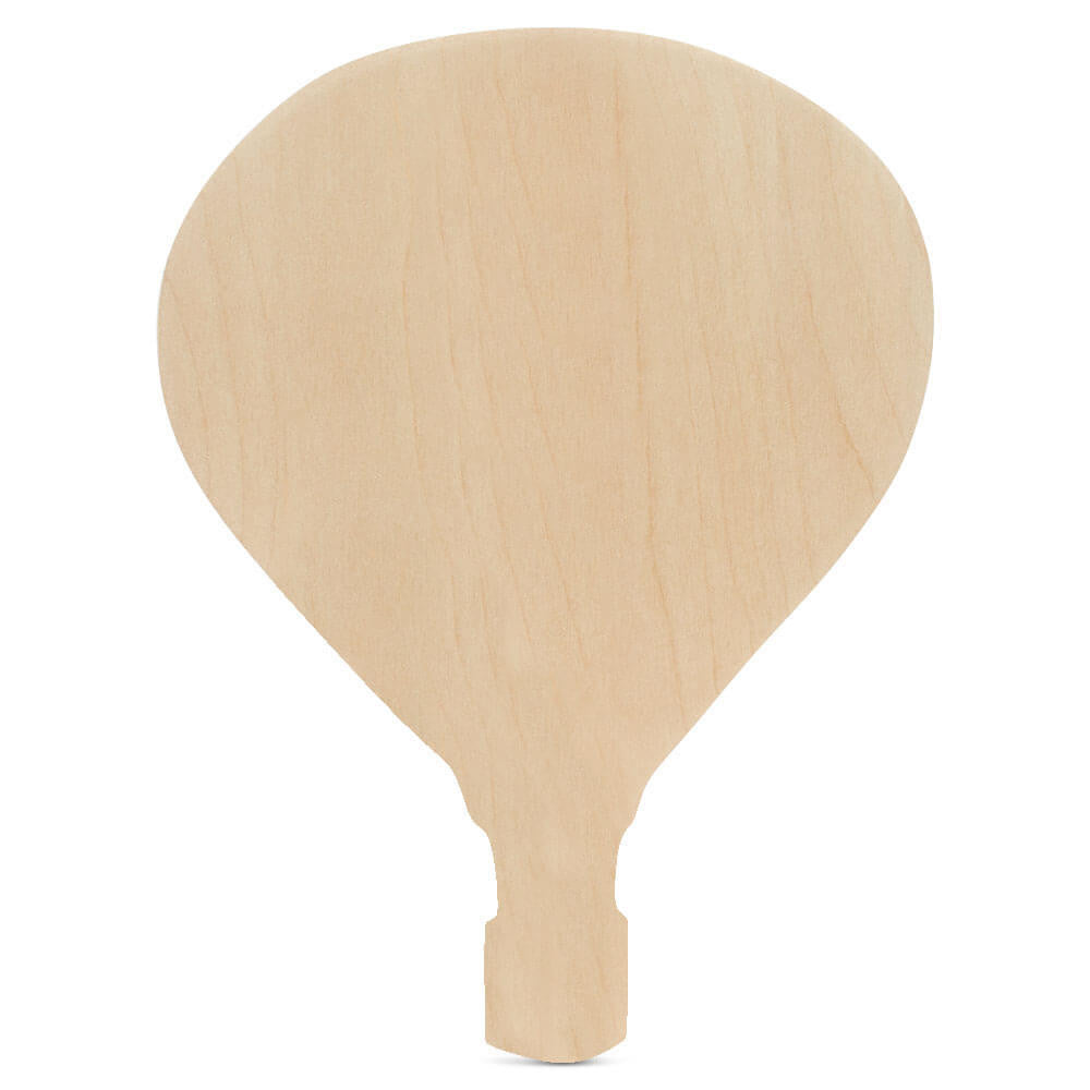 Woodpeckers Crafts 12" Wood Hot Air Balloon Cutout, 12" x 9" x 1/4"