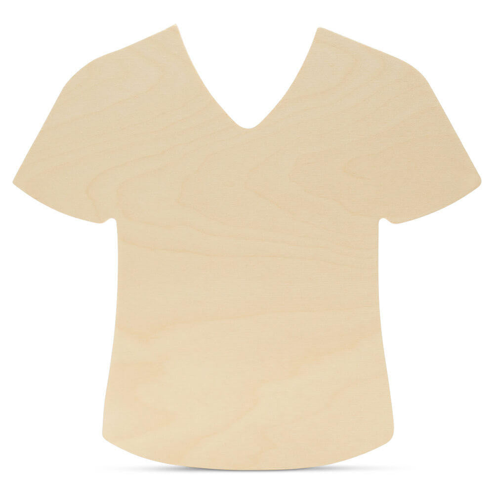 Woodpeckers Crafts 12" Wood Nurse Scrub Cutout, 12" x 11.75" x 1/4"