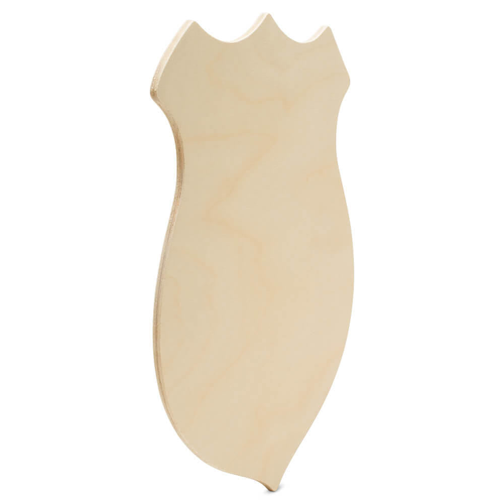 Woodpeckers Crafts 12" Wood Police Badge Cutout, 12" x 9-1/4" x 1/4"