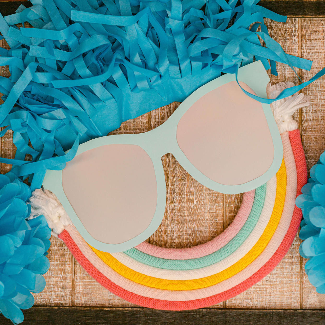 Woodpeckers Crafts 12" Wood Sunglasses Cutout, 12" x 5.4" x 1/4"