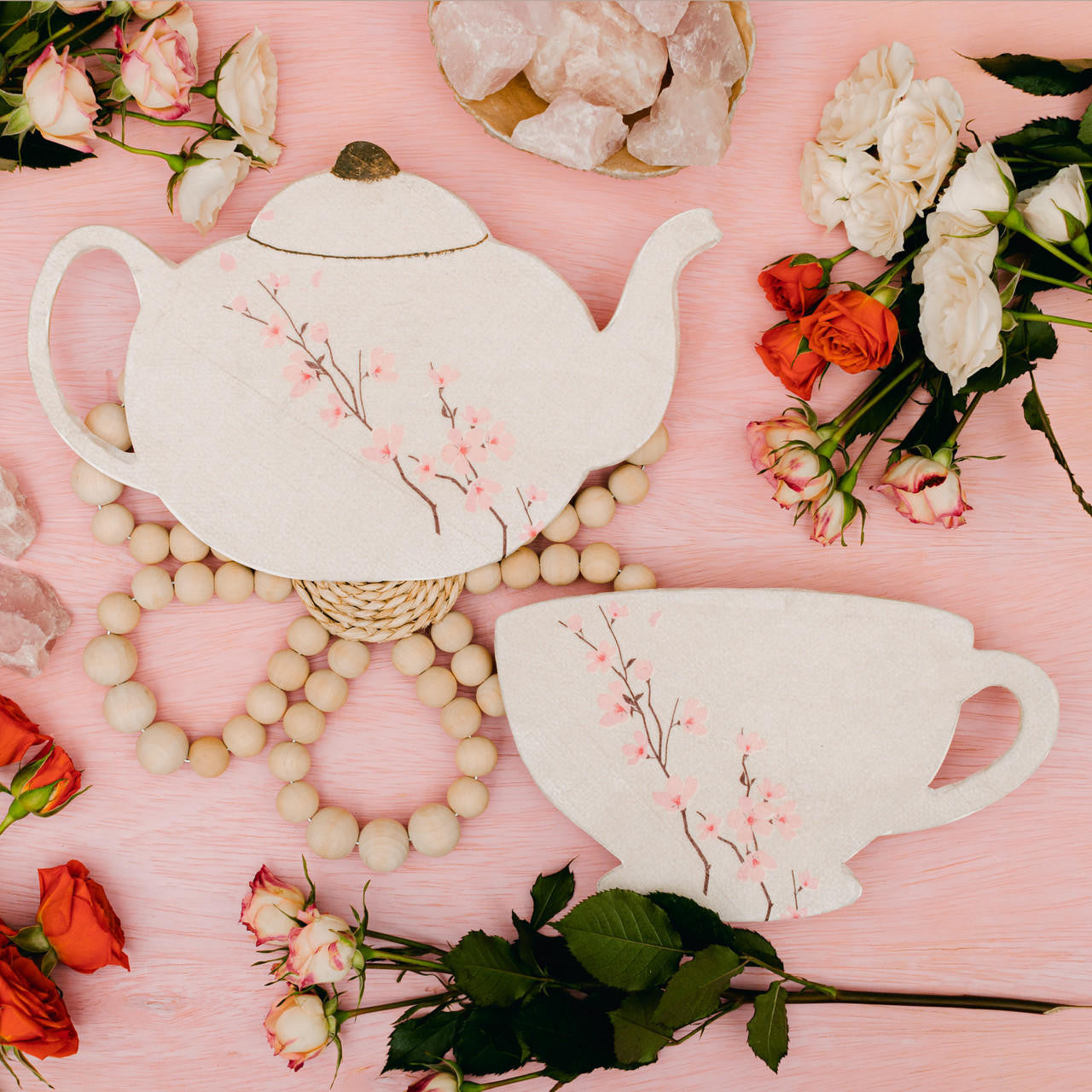 12" Wood Tea Cup Cutout, 12" x 7" x 1/4"