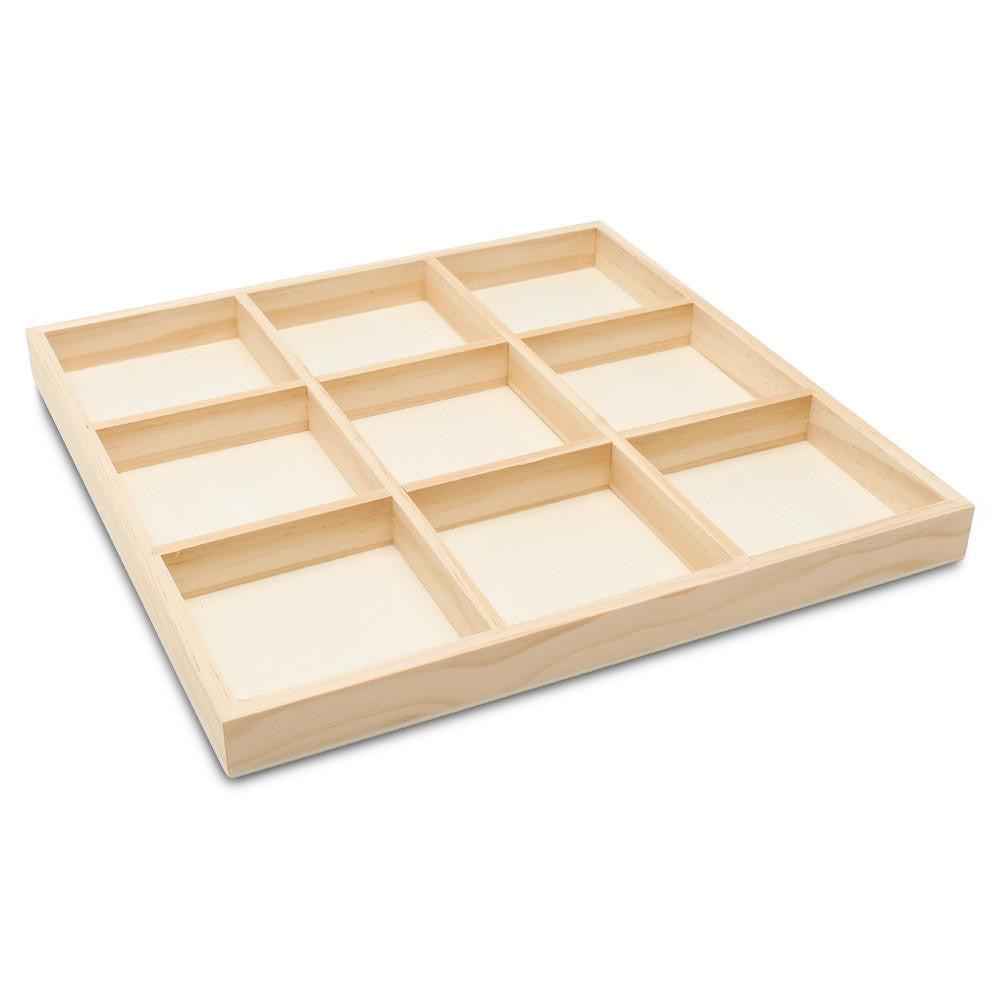 12 x 12 Square 9-Section Tray