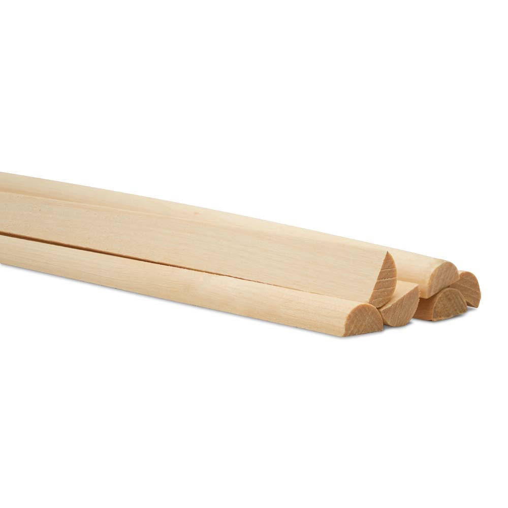 1/2" X 12" Wooden Split Dowel