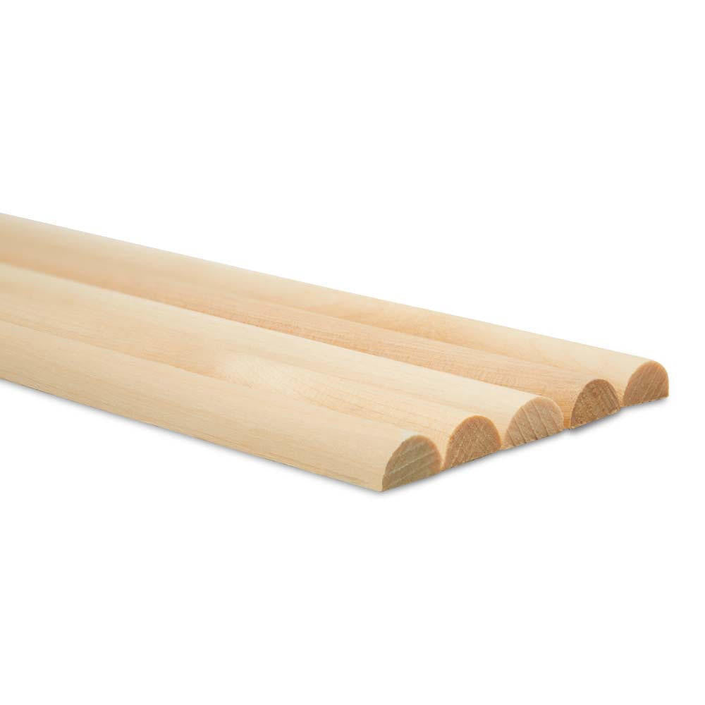 1/2" X 18" Wooden Split Dowel