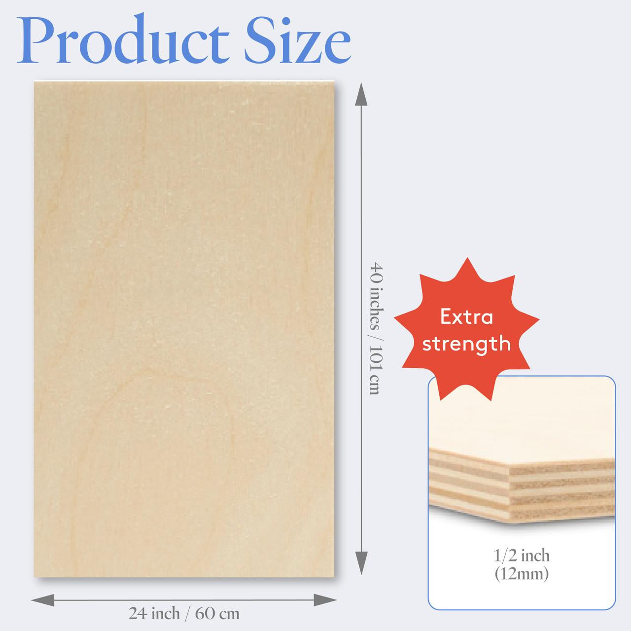 Woodpeckers Crafts 1/2" x 24" x 40" Baltic Birch Sheets B/BB