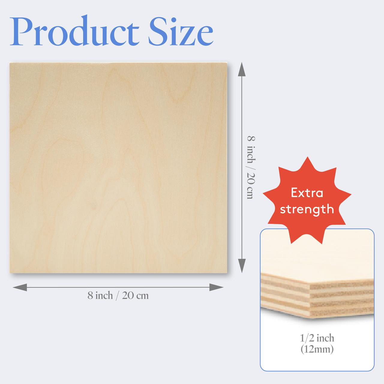 Woodpeckers Crafts 1/2" x 8" x 8" Baltic Birch B/BB Sheets