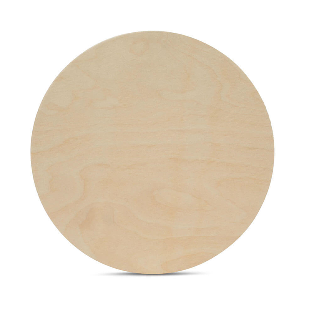 Woodpeckers Crafts 14" Circle Wooden Cutout, 1/2" Thick