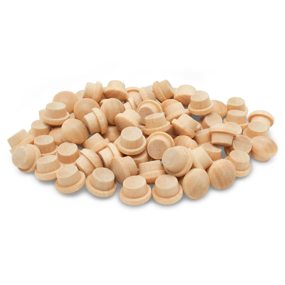 Woodpeckers Crafts 1/4" Maple Button Plug