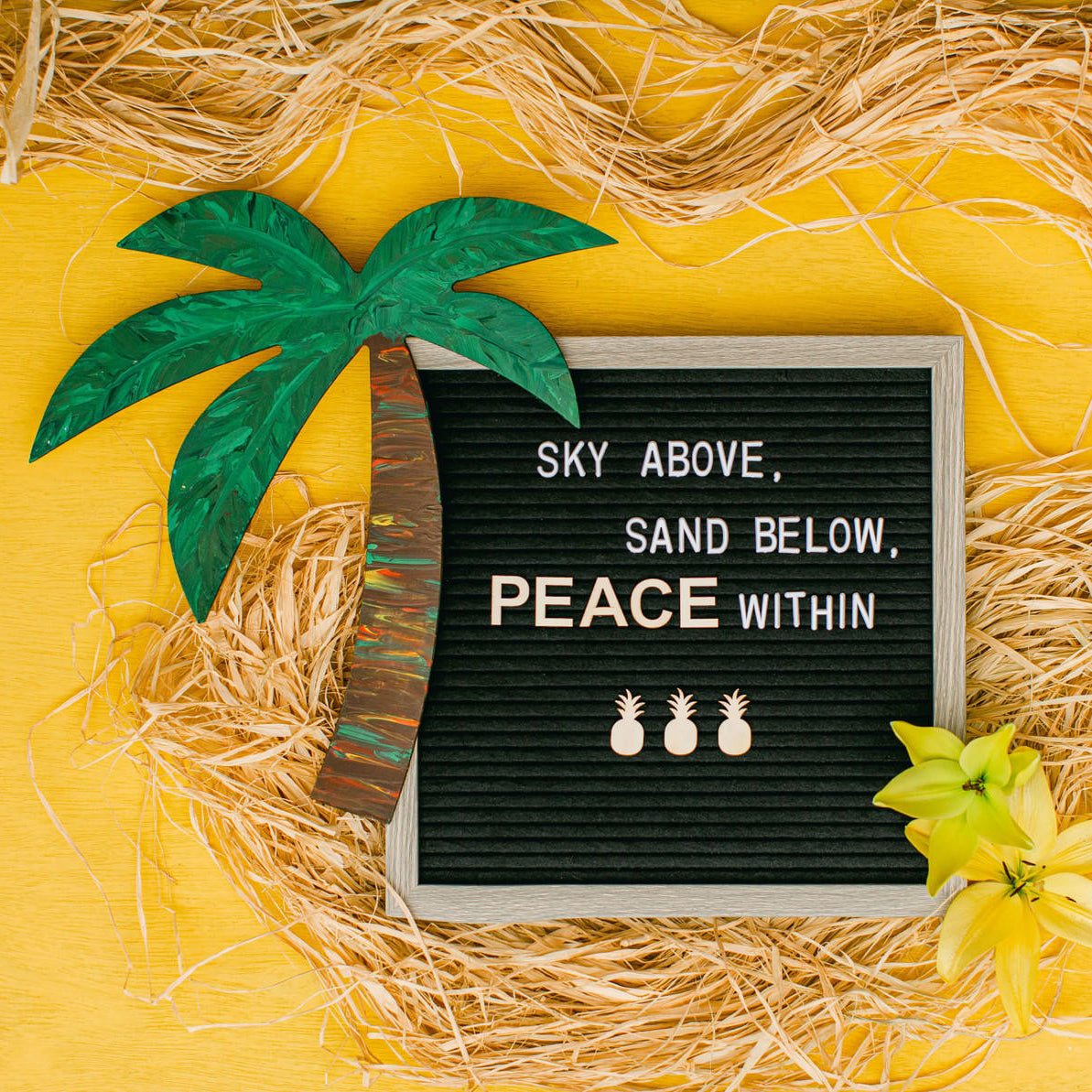 Woodpeckers Crafts 14" Wood Palm Tree Cutout