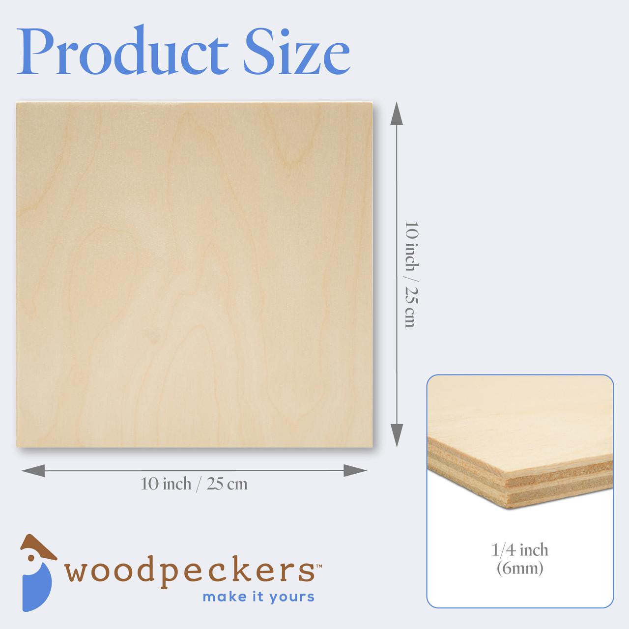 Woodpeckers Crafts 1/4" x 10" x 10" Baltic Birch B/BB Sheets