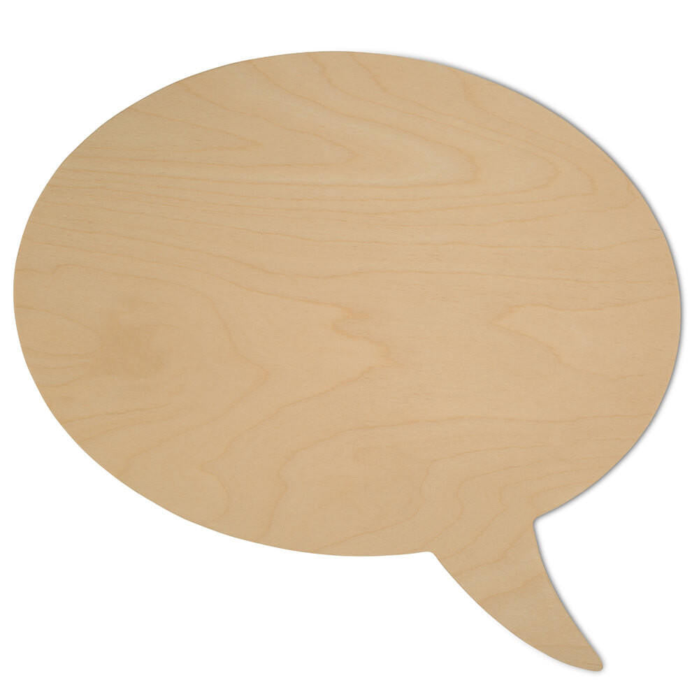Woodpeckers Crafts 15" Expression Bubble Wooden Cutout