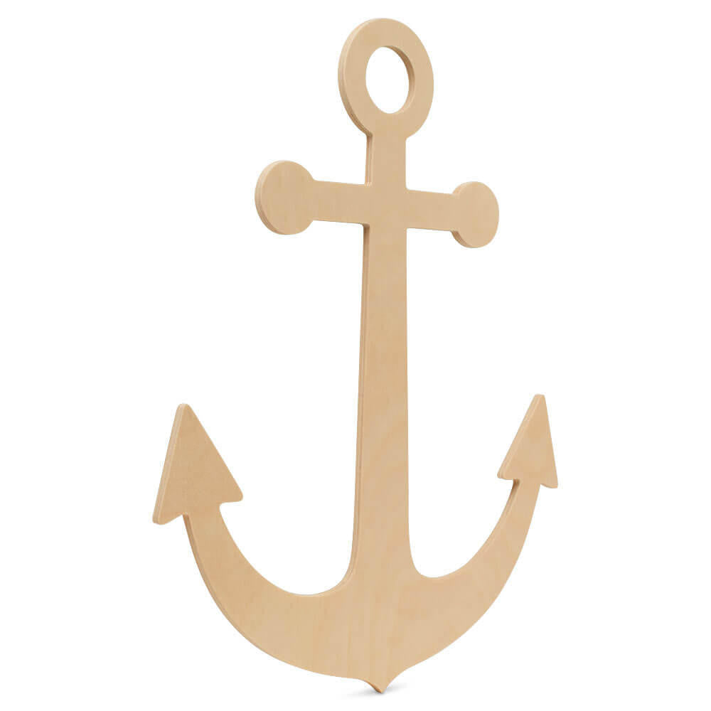 16" Wood Anchor Cutout, 16" x 12.5" x 1/4"