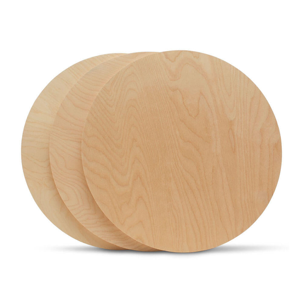Woodpeckers Crafts 17" Circle Wooden Cutout, 1/2" Thick
