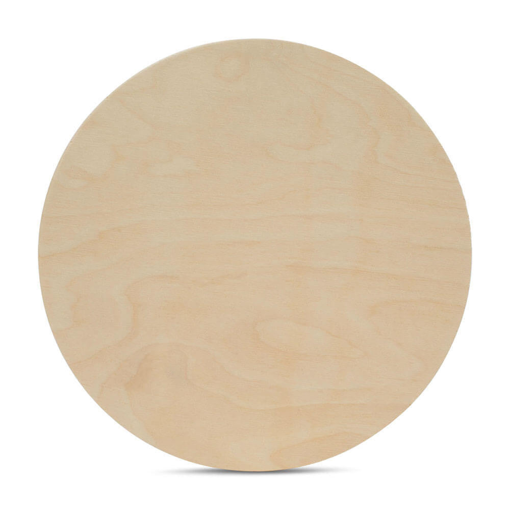 Woodpeckers Crafts 17" Circle Wooden Cutout, 1/2" Thick