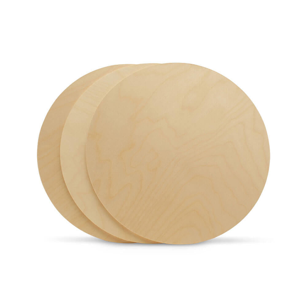 Woodpeckers Crafts 17" Circle Wooden Cutout, 1/4" Thick