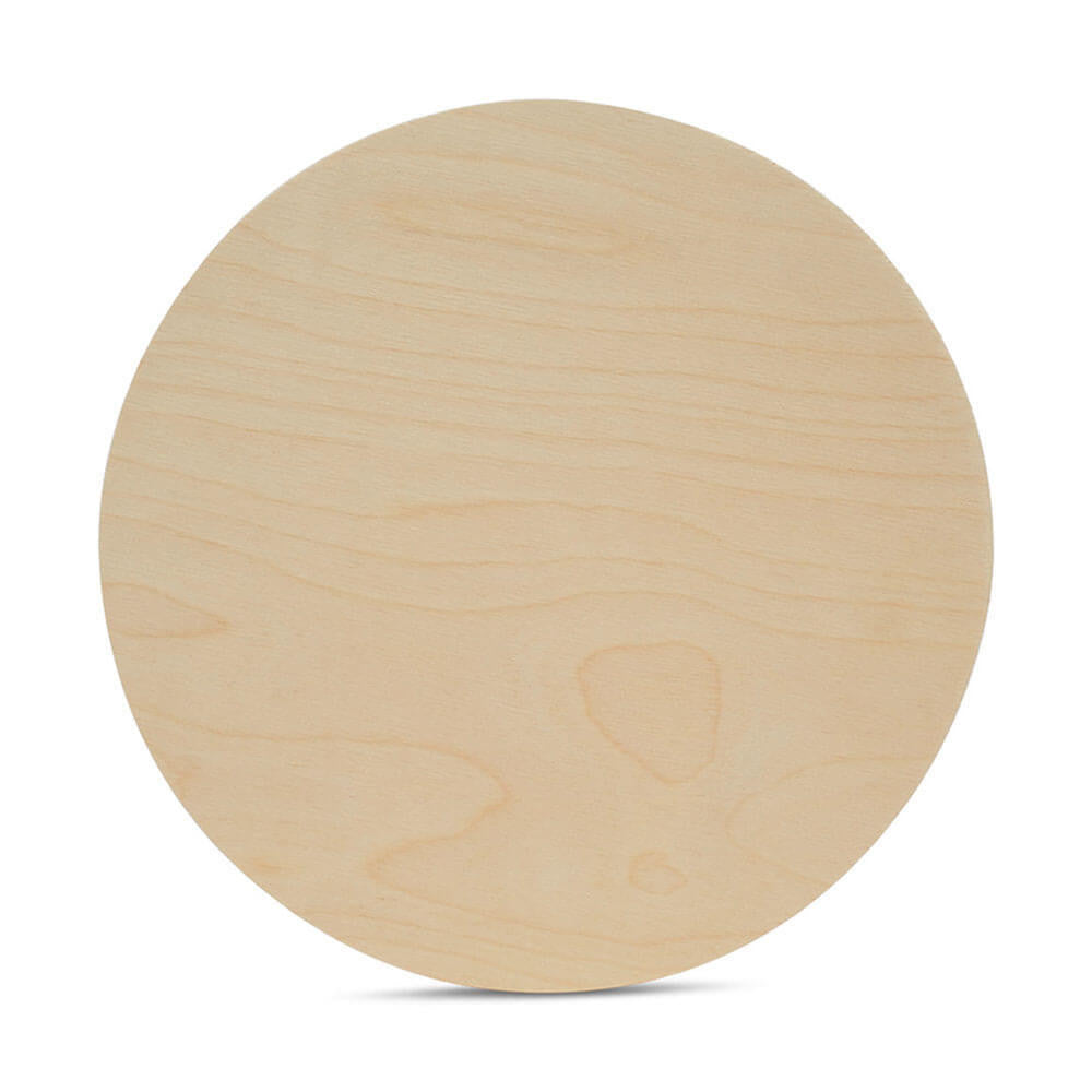 Woodpeckers Crafts 17" Circle Wooden Cutout, 1/4" Thick