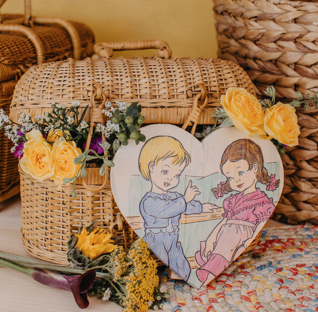 4" Wooden Heart Cutout