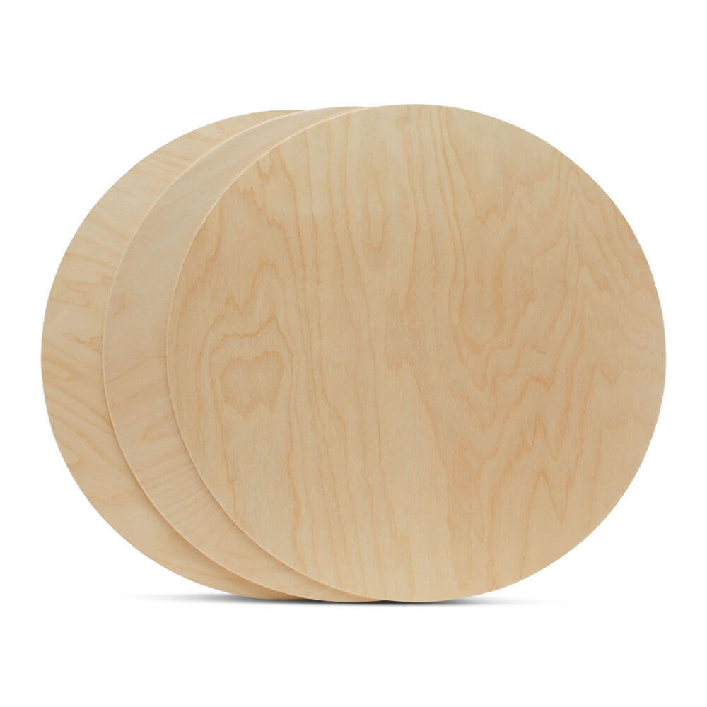 18" Wooden Circle Cutout, 1/2" Thick