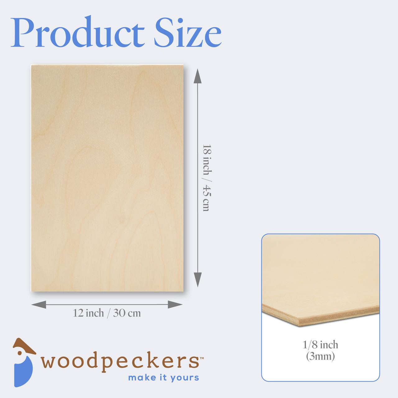 1/8" x 12" x 18" Baltic Birch B/BB Plywood