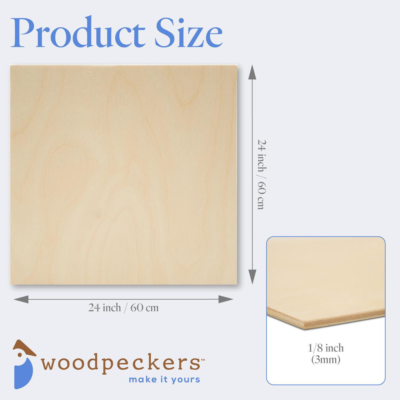 Woodpeckers Crafts 1/8" x 24" x 24" Baltic Birch B/BB Plywood