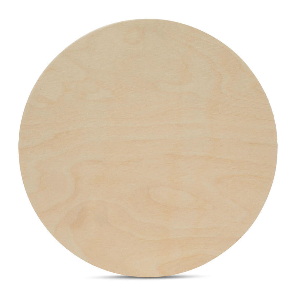 Woodpeckers Crafts 19" Circle Wooden Cutout, 1/2" Thick
