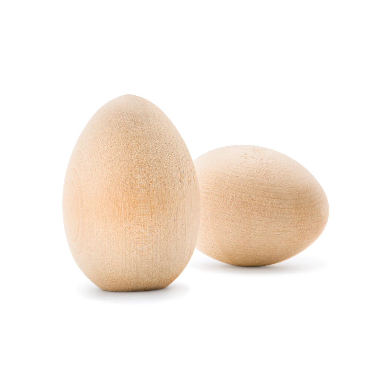 Woodpeckers Crafts 2-1/2" Flat Bottom Wood Eggs