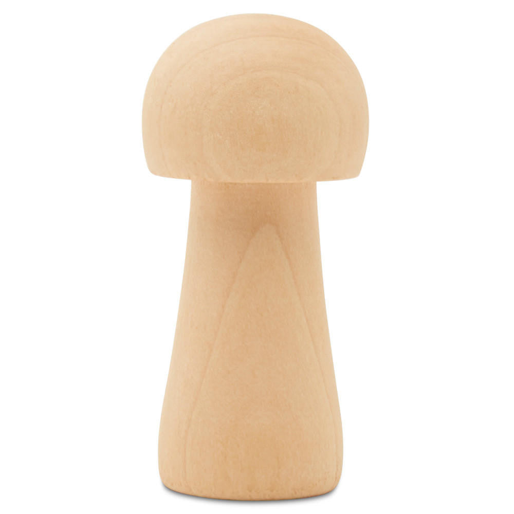 Woodpeckers Crafts 2-1/2" Medium Wood Mushroom