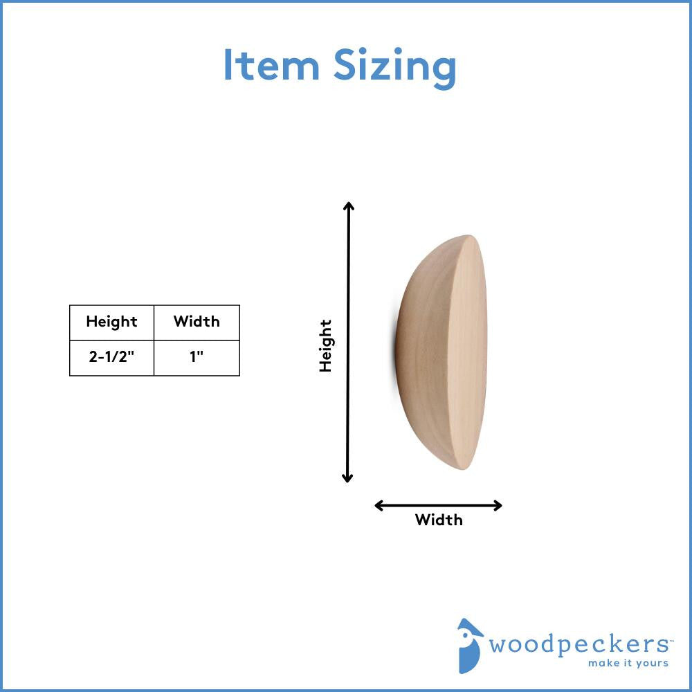 Woodpeckers Crafts 2-1/2" Split Egg