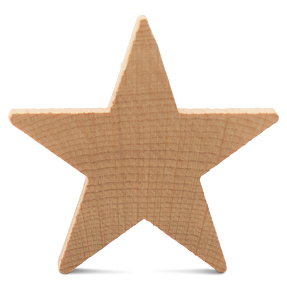 Woodpeckers Crafts 2-1/2" Star Wooden , 1/4" Thick