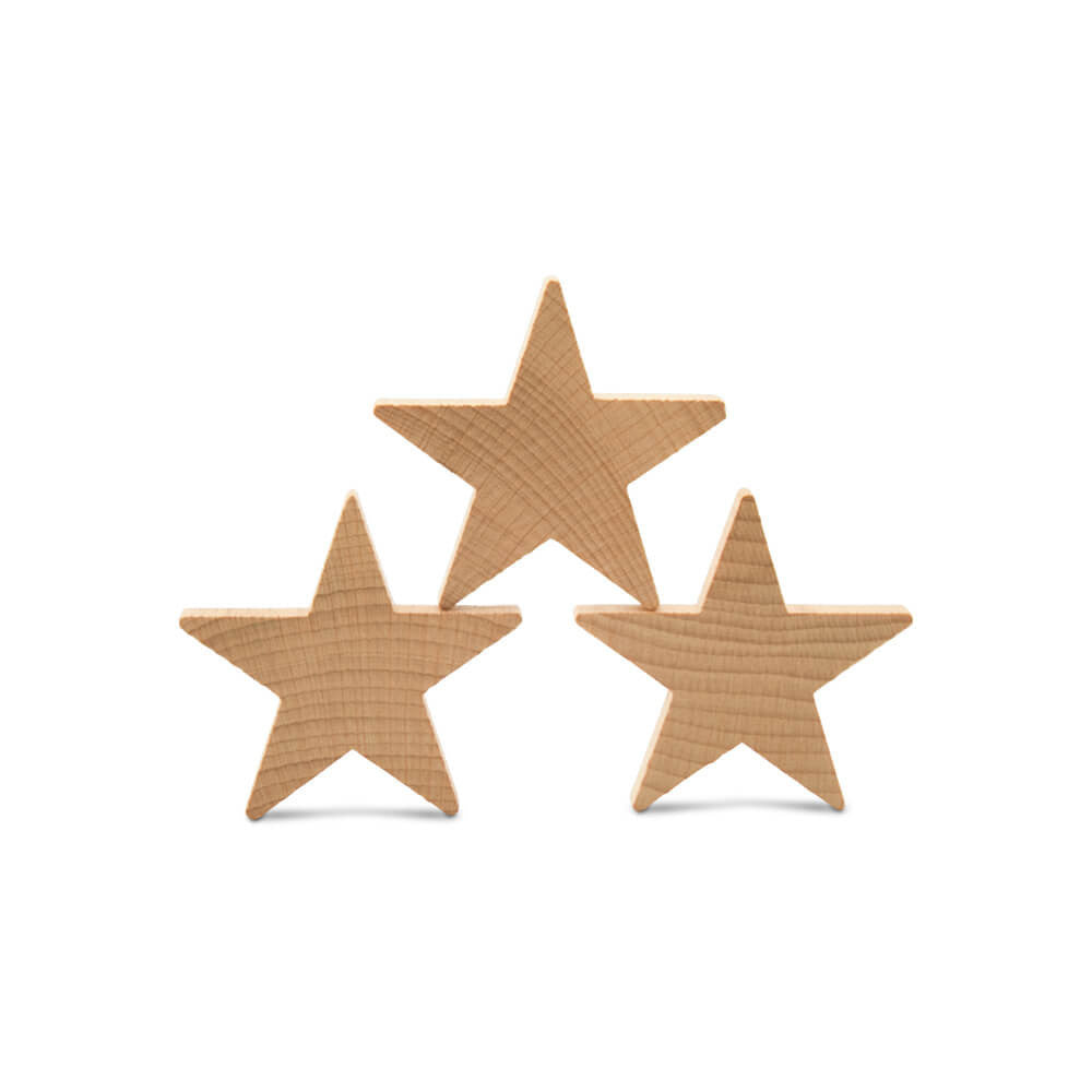 Woodpeckers Crafts 2-1/2" Star Wooden , 1/4" Thick