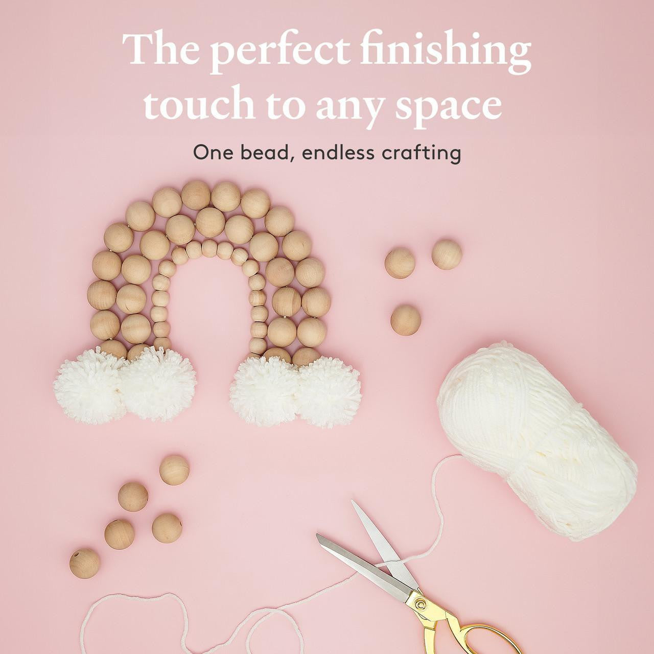 Woodpeckers Crafts 2-1/2" Wood Ball Bead, 5/8" Hole