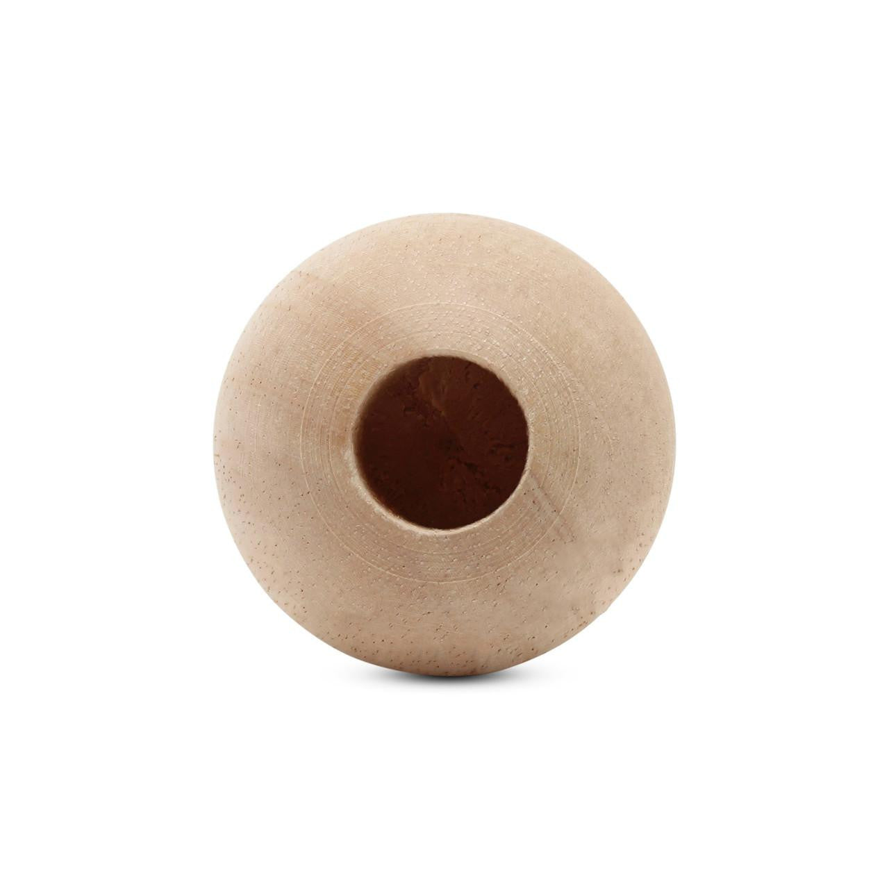 Woodpeckers Crafts 2-1/2" Wood Ball Bead, 5/8" Hole