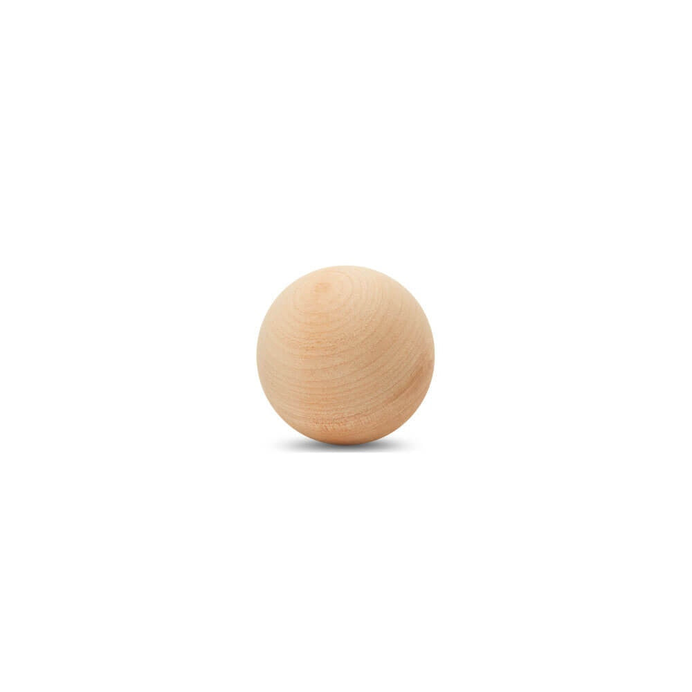 Woodpeckers Crafts 2-1/4" Round Wood Ball