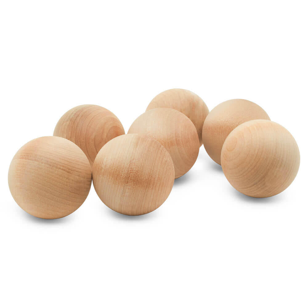 Woodpeckers Crafts 2-1/4" Round Wood Ball