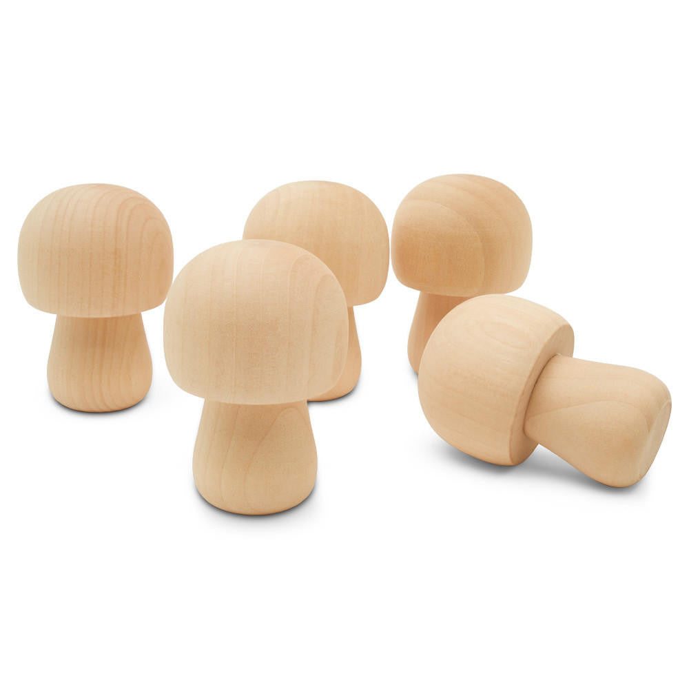 2-3/4" Wood Mushroom
